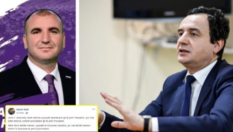 KËRCËNIMI ME JETË NDAJ ALBIN KURTIT/ Haxhi Hoti u arrestua nga Policia e Kosovës për veprën penale “shtytje në vrasje”