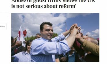 PASTRIMI I PARAVE/ "The Times" shkrim për kompaninë skoceze që dyshohet se ka financuar fushatën e Lulzim Bashës