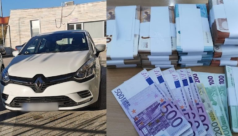 ME MAKINË LUKSOZE/ Drejt Mykonos me rreth 80 mijë euro të padeklaruara, ndalohet në kufi sarandioti (EMRI)