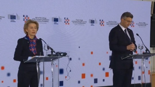 KONFERENCA E DONATORËVE MBAHET MË 17 SHKURT/ Von de Leyen: Do gjejmë rrugën e hapjes së negociatave për Shqipërinë