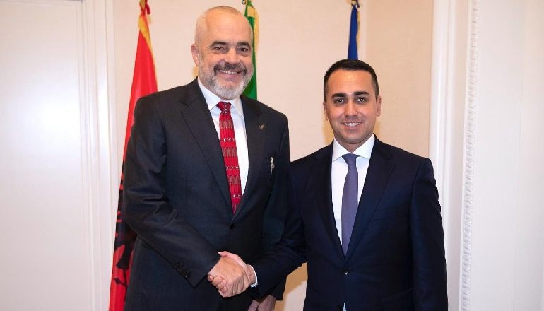 RAMA TAKIM ME MINISTRIN E JASHTËM ITALIAN/ Di Maio: Kam besim se do gjejmë zgjidhje tek Konferencën e Donatorëve (VIDEO)