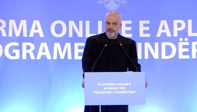 APLIKIMI ONLINE PËR RINDËRTIM/ Rama: Tre shtyllat si do bëhet financimi i dëmeve nga tërmeti, mos prisni nga donatorët të derdhen miliarda