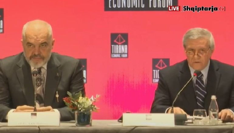 RAMA DHE DENAJ NË FORUMIN EKONOMIK/ Fokusi tek investimet e huaja dhe klima e biznesit