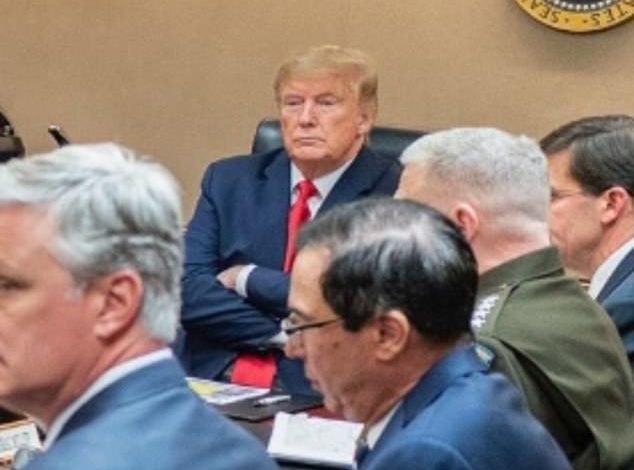 DALIN FOTOT/ Sulmi nga Irani, ja si reagoi Trump gjatë takimit me ekipin e sigurisë