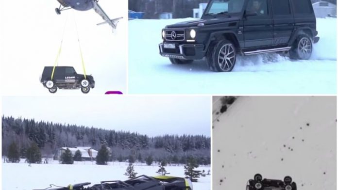 HABIT RUSI/ I mërzitet vetura 150 mijë dollarëshe, e hedh nga helikopteri (VIDEO)