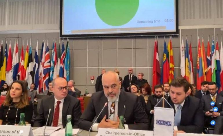 “TI JAPIM PRIORITET DIALOGJEVE…”/ Rama: Do të bëjmë diferencën në drejtimin e Presidencës së OSBE-së
