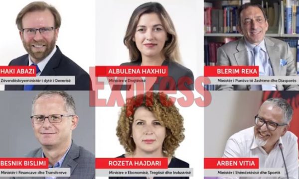 QEVERIA E RE/ Këta janë ministrat e Vetëvendosjes të propozuar nga Albin Kurti