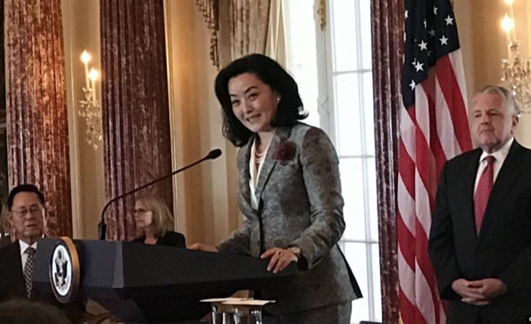 VOA: Yuri Kim bën betimin si ambasadore e SHBA në Shqipëri