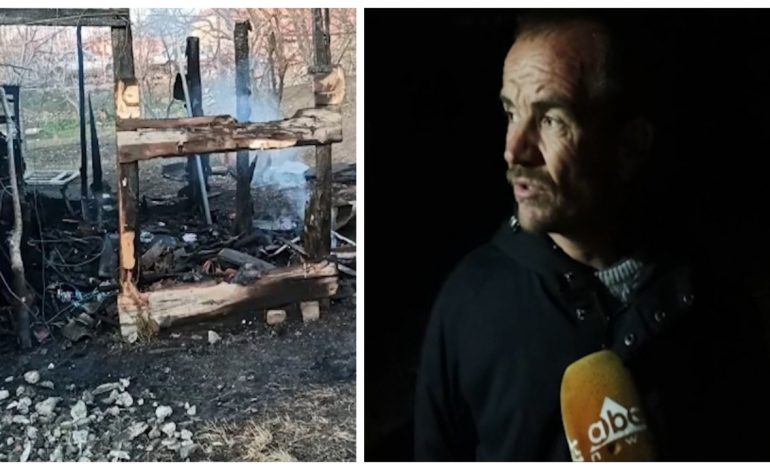 TRONDITËSE/ Babai i 8 fëmijëve: Isha në punë, më thanë ka ra zjarri, u djeg kalamani (VIDEO)