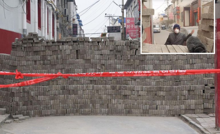 SI NË FILMAT ME ZOMBI/ Kinezët ndërtojnë mure kundër koronavirusit (FOTOT)