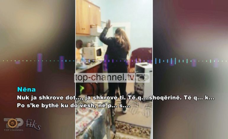 VIDEO E RËNDË/ Nëna dhunon vajzën 13-vjeçare pse nuk kishte larë enët: Do të të q* r*** (VIDEO)