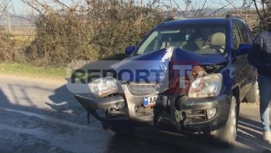 MAKINA DEL NGA RRUGA NË VLORË/ Plagoset rëndë e moshuara (VIDEO)