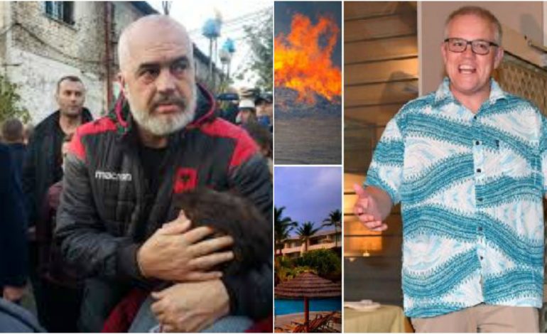 PARALELE/ Rama gjatë ditëve të tërmetit dhe kryeministri Australian me pushime kur vendi i tij po digjej