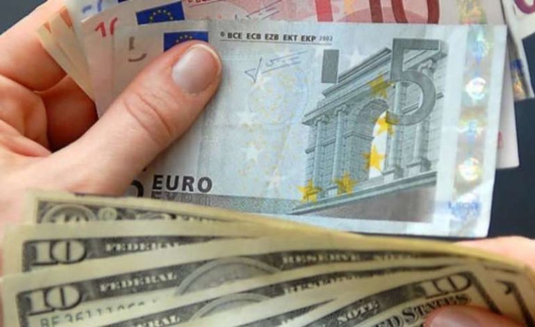 KËMBIMI VALUTOR/ Zhvlerësohet euro, forcohet dollari në raport me lekun