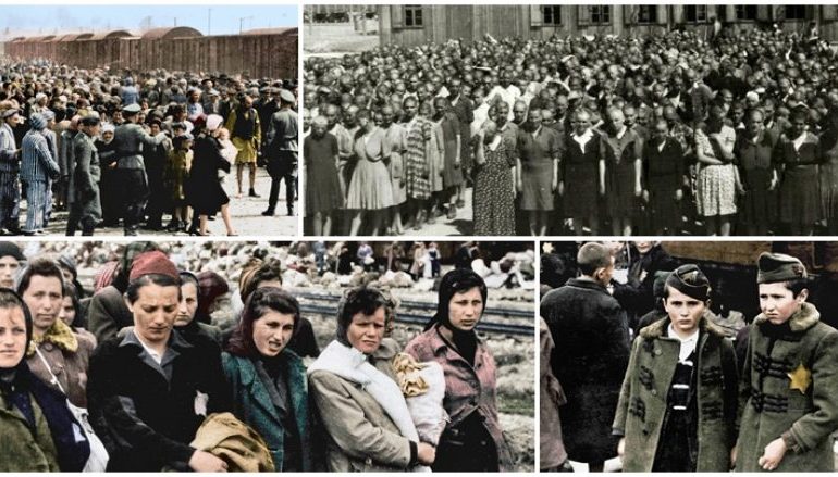 TMERRI QË PËRJETUAN HEBRENJTË GJATË LUFTËS/ Nëna, fëmijë e burra që presin në radhë të mësojnë do vdesin apo jo (FOTO)