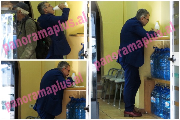 BIEN FINANCAT/ Deputeti Kujtim Gjuzi e fillon vitin me byrekë me dhallë. Kapet “mat” në ish-Bllok (FOTO)