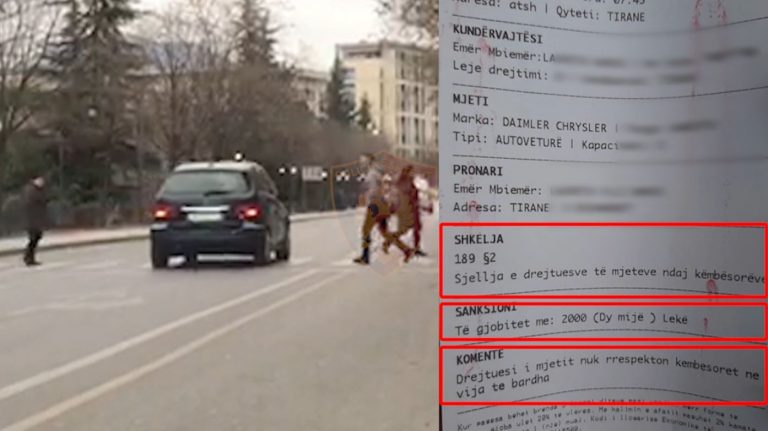 “KUR NJË I ÇMENDUR NUK PRET SEMAFORIN E KUQ…”/ Policia ndëshkon me qindra shoferë (VIDEO)