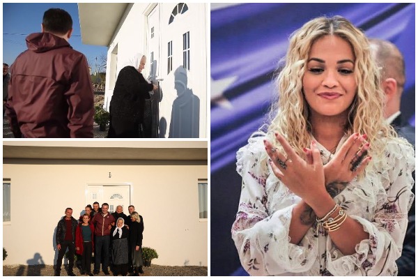 I RINDËRTOI BANESËN FAMILJES SALA/ Rita Ora: Më në fund…faleminderit të gjithëve që e bënë realitet
