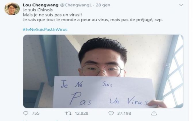 “UNË JAM KINEZ, POR NUK JAM ME VIRUS”/ Nis fushata kundër rracizmit në rrjetet sociale