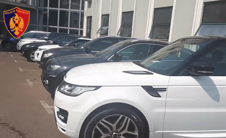 AKSION BLIC NË GJIROKASTËR/ Sekuestrohen 10 makina luksoze, 9 të shoqëruar (VIDEO)