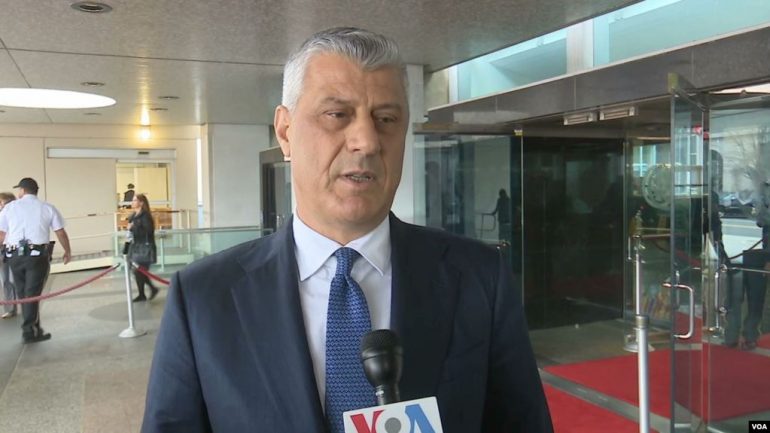 REAGON NDAJ AKUZAVE TË KRYEMINISTRIT KURTI/ Hashim Thaçi: Shqetësim për Kosovën është paranoja për NATO-n dhe jo prezenca e NATO-s