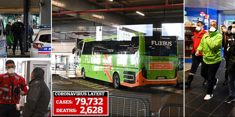 SHOFERI FILLON TË SHFAQË SIMPTOMAT E KORONAVIRUSIT/ Autobusi nga Milano bllokohet në Lion (FOTOT)