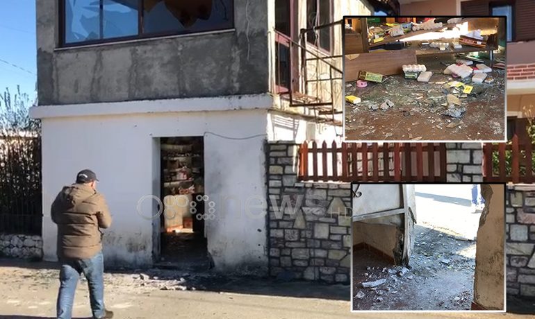 PO FESTONIN DITËLINDJEN E KRYEFAMILJARIT/ I vendosin eksploziv gjatë natës në derën e dyqanit në Lezhë (VIDEO)