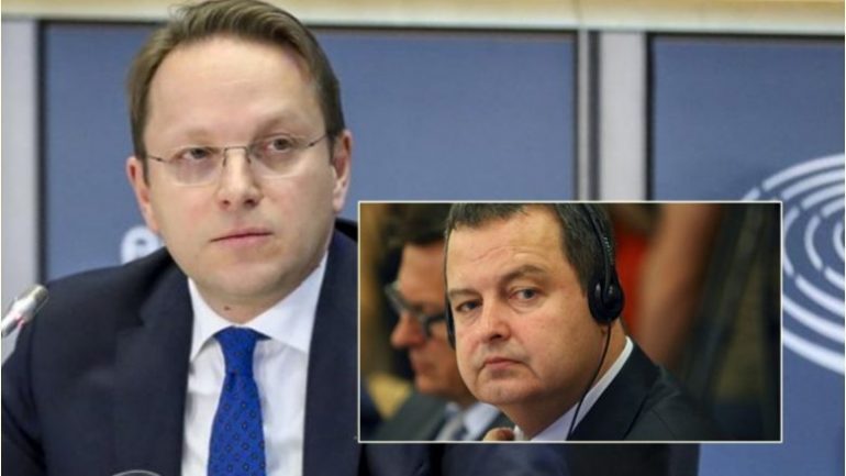 SHKAKTON “SKANDAL DIPLOMATIK”/ Daçiç sulmon verbalisht Komisionerin Evropian – ai heq mikrofonin dhe largohet nga takimi