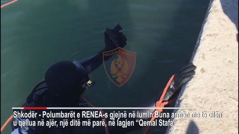 PËRPLASJA ME ARMË NË SHKODËR/ Identifikohen autorët. Polumbarët gjejnë armën në Lumin Buna (VIDEO)
