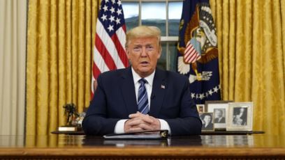 KORONAVIRUSI/ Presidenti Trump pezullon fluturimet nga Evropa për në SHBA
