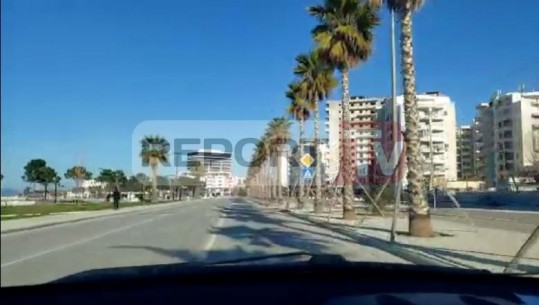 “SHTETRRETHIMI” KUNDËR KORONAVIRUSIT/ Në rrugët e Vlorës vetëm makinat me autorizim dhe ambulanca (VIDEO)