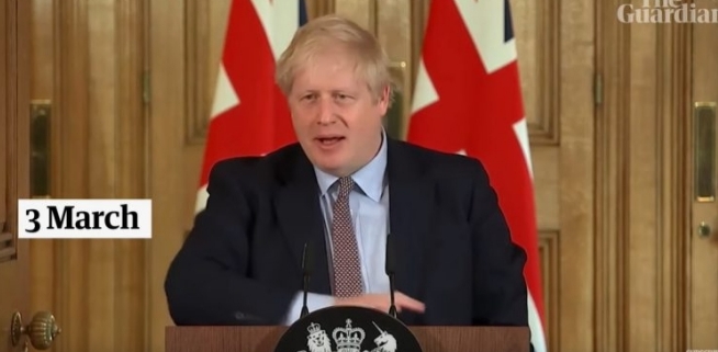 “UNË SHTRËNGOJ DUART ME TË GJITHË…”/ Si tallej Boris Johnson me Covid-19 para se të infektohej