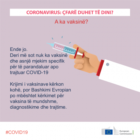 SI DO TË MPOSHTET KORONAVIRUSI? BE jep lajmin: Po punojmë për krijimin e vaksinës