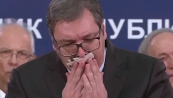 E ZË KOLLA RËNDË GJATË KOFERENCËS/ Vuçiç: Shumë do ishin të lumtur nëse do të ishte një koronavirus (VIDEO)