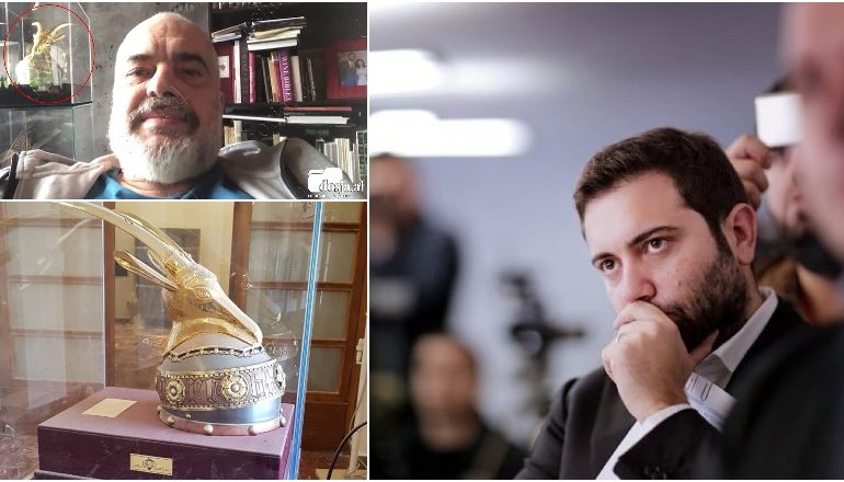 “FANTAZIA E PORTALEVE TË INFEKTUARA…”/ Fuga reagon mbi përkrenaren e Skënderbeut në shtëpinë e Ramës: Kopjen porositeni te…