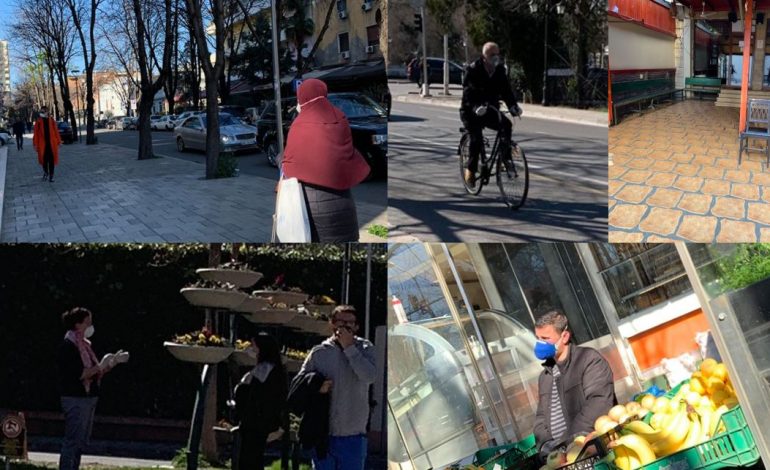 KORONAVIRUSI NË TIRANË/ Kryeqyteti nën “pushtimin” e maskave. Bizneset japin shembull, qytetarët ende “kokëfortë”