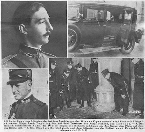 “EXCELSIOR” 1931/ Ceremonia mortore madhështore e major Topallajt, i cili u vra në atentat ndaj Mbretit Zog në Vjenë (FOTO)