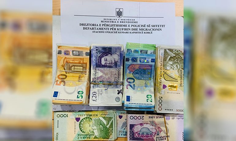 ME 1.5 MILIONË LEKË TË PADEKLARUARA DREJT GREQISË/ Procedohet 38-vjeçari nga Tirana, i sekuestrohen paratë