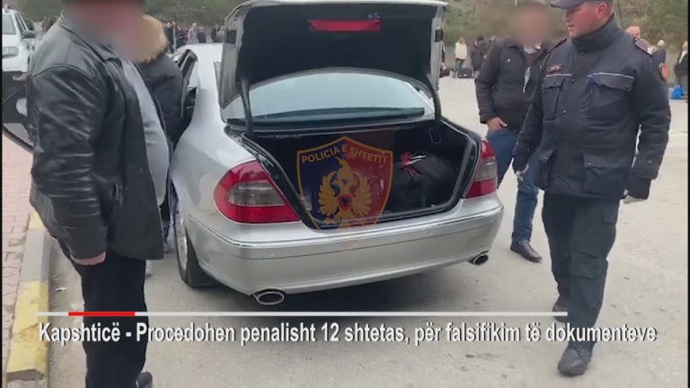 FALSIFIKIME E PALIGJSHMËRI/ Policia e Frontex me “dorë të hekurt” në Kapshticë, kthehen mbrapsht rreth 300 persona