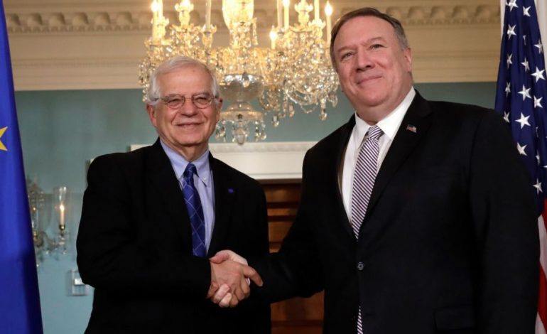 KORONAVIRUSI/ Borrell dhe Pompeo diskutojnë për forcimin e bashkëpunimit kundër COVID-19