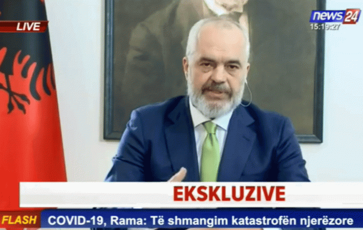 “NUK KA VDEKUR NJERI PËR BUKË NË SHQIPËRI”/ Rama e përsërit: Kush qëndron në shtëpi, do të marrë pagën