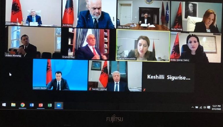 PËR HERË TË DYTË/ Meta mbledh online Këshillin e Sigurisë Kombëtare për COVID-19