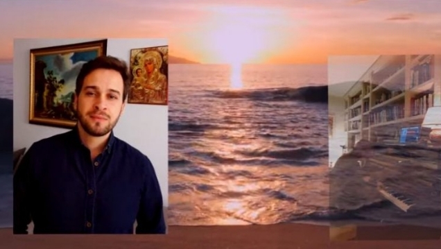 KORONAVIRUSI/ Në Shqipëri pas mbylljes së kufijve, tenori Klodjan Kaçani emocionon me “Moj e bukura Arberi” (VIDEO)