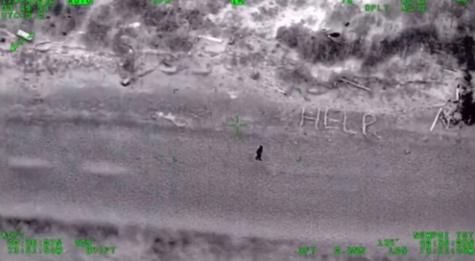SHOKOHET POLICIA AMERIKANE/ Sateliti zbulon një burr që kishte ngecur në ishull, ndezi zjarr dhe… (VIDEO)
