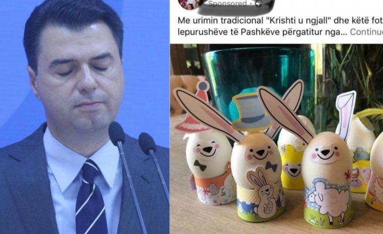 FOTOLAJM/ Kur Basha sponsorizon edhe urimin… “Krishti u ngjall”
