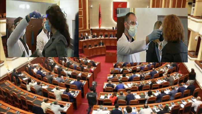 MASKA E MATJE TEMPERATURE/ Rregulli i ri i vendosur për deputetët para nisjes së seancës (VIDEO)