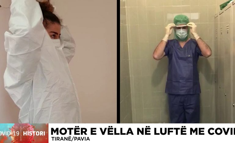 HISTORIA/ Motër e vëlla në luftë me coronavirusin, nga Tirana në Pavia