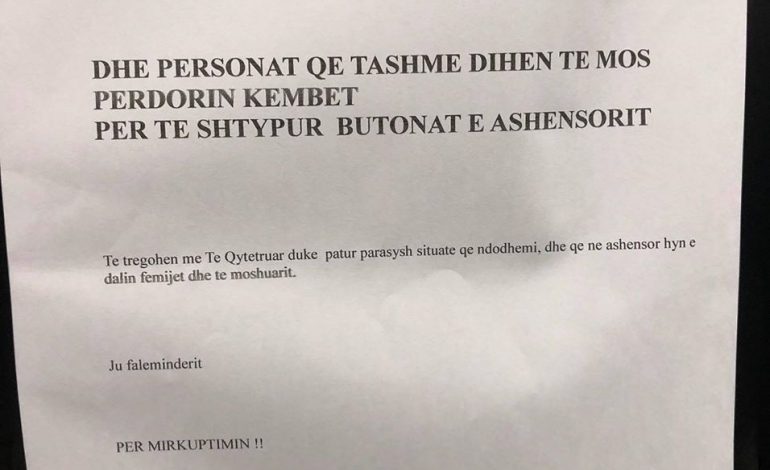 MASAT NDAJ COVID-19/ Kur ashensori shtypet me… këmbë