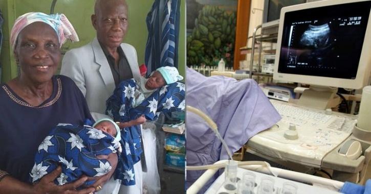 RAST I VEÇANTË/ Gruaja nigeriane lind binjakë në moshën 68 vjeç (FOTO)