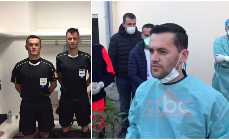 HISTORIA/ Arbitri i Superligës që punon infermier: Më mungon familja, me uniformën e sportistit ndjenja më pozitive